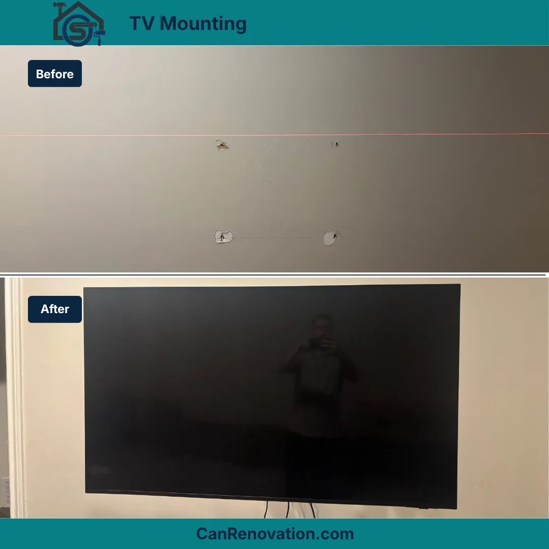 Full-Motion TV Mount Installation – GTA